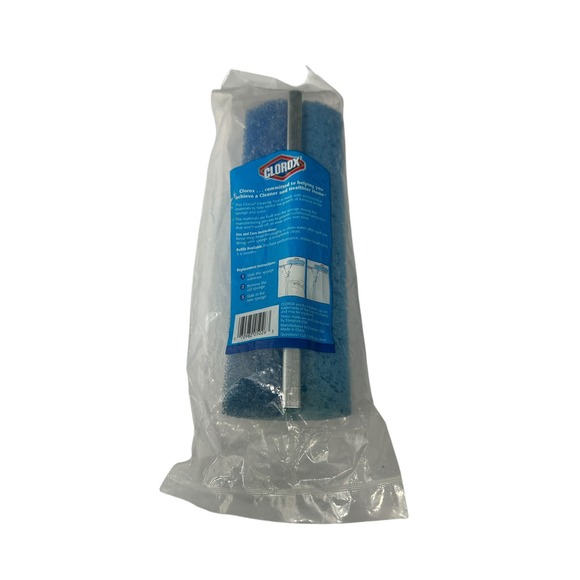 Clorox Roller Mop Refill Blue Antimicrobial‎ Sponge Open Package Unused - Picture 2 of 8